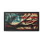 Framed American Flag Canvas