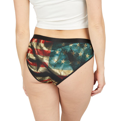 Patriotic Women's Underwear - USA Flag Design