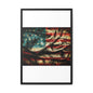 Framed American Flag Canvas