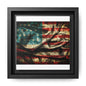 Framed American Flag Canvas