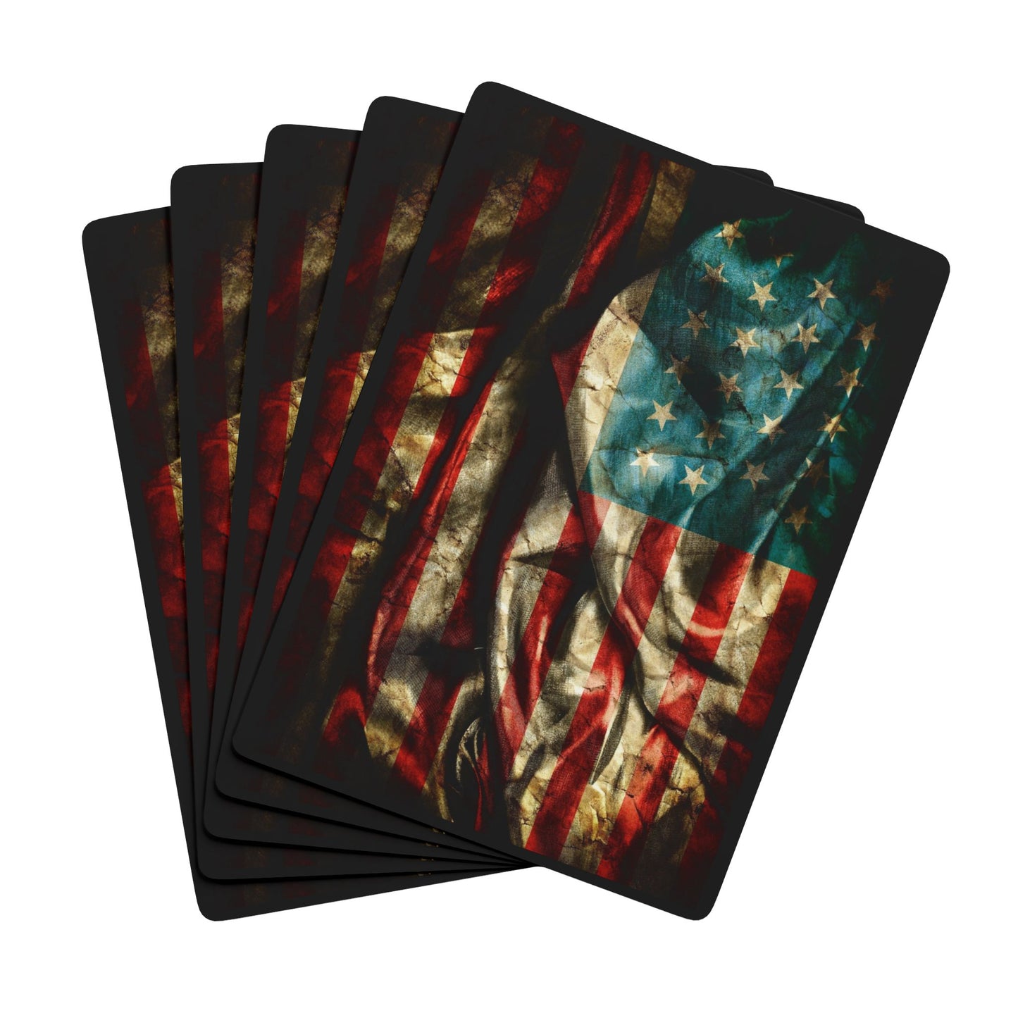 Vintage American Flag Poker Playing Cards