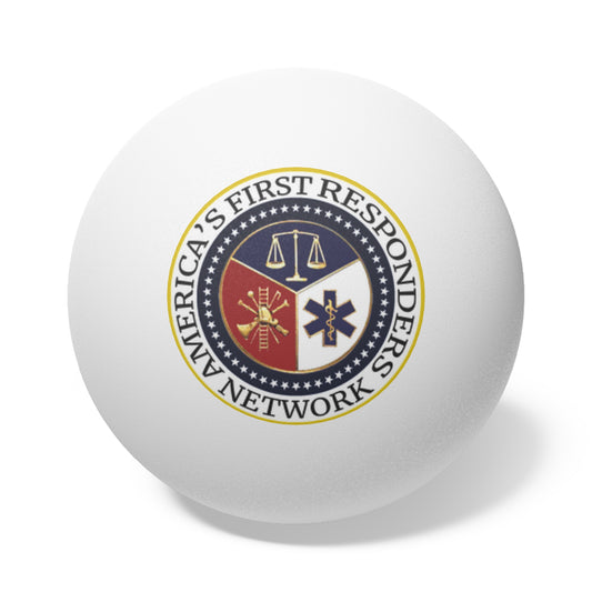 Patriotic Ping Pong Balls - Set of 6