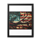 Framed American Flag Canvas