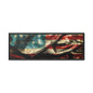 Framed American Flag Canvas